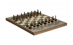 Шахматы малые "Египетская сила" чернение Шахматы малые "Египетская сила" чернение